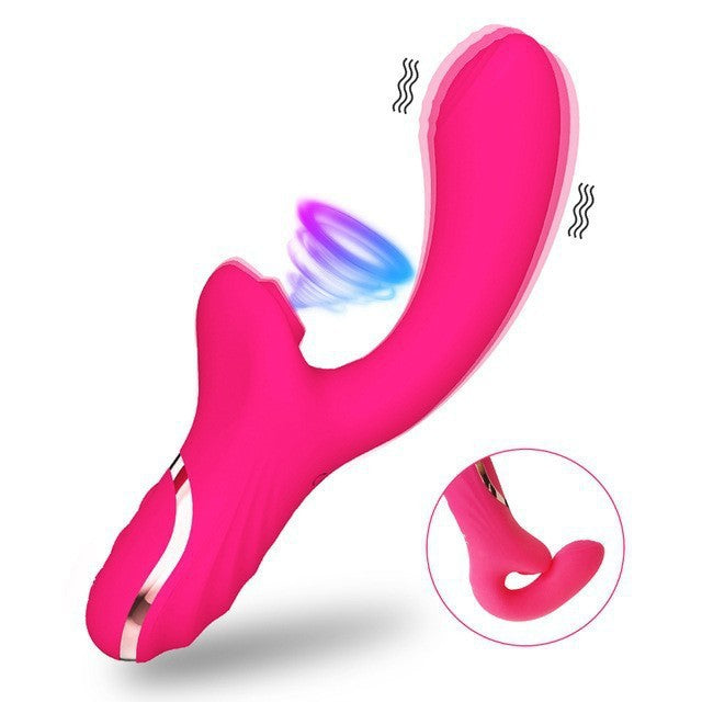 Rose Vibrator & Suction Egg – Powerful Adult Toy for Women